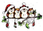 Christmas-owls