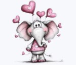 Elephant-valentine