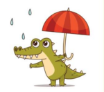 croc-and-umbrella